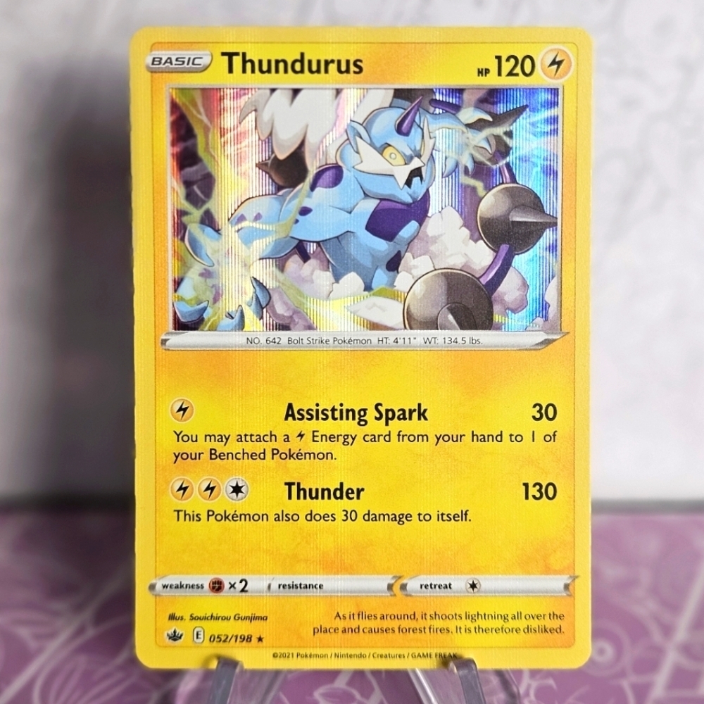 Thundurus 052/198 Pokémon TCG Holo Rare